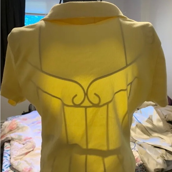 Canary yellow crop top - Picture 2 of 2